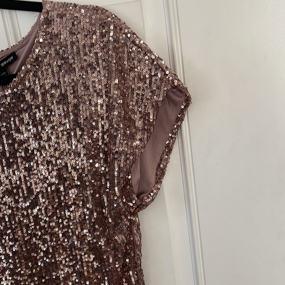 Cable & Gauge Tops Cable Gauge Rose Gold Sequin Poshmark